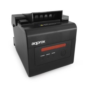 Impresora Térmica de Recibos Aprox - Alarma de Impresión - Resolución 203dpi - Velocidad 300mm/s - USB, RJ-11, RS232, LAN - Corte Automático y Corte Manual