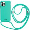 Funda COOL para iPhone 13 Pro Menta Cordón Liso
