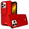 Funda COOL para iPhone 13 Pro Max Cámara Dura Roja