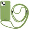 Funda COOL para iPhone 14 Plus Cordón Liso Pistacho