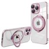 Funda COOL para iPhone 15 Pro Max Anillo Magnético Rosa